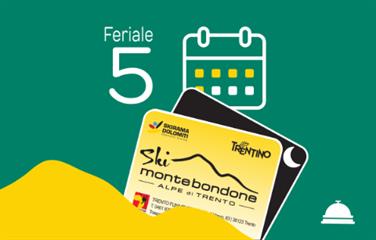 Image for: 5 giorni feriale → 12-24/01 e 9-14/03